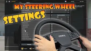 My Steering Wheel SETTINGS #2 in Euro Truck Simulator 2 | MOZA TSW - best feedback and realism