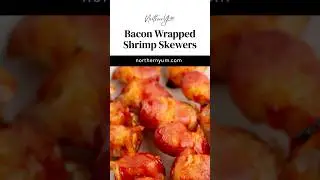 Bacon Wrapped Shrimp Skewer Recipe - Easy Dinner or Appetizer #shorts #bacon #shrimp #dinnerideas