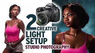 A PERFECT CREATIVE WAY TO USE TWO LIGHTS FOR STUDIO PHOTOGRAPHY - CANON EOS 5DSR - FLASH