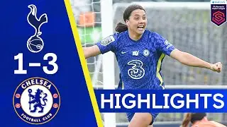 Tottenham 1-3 Chelsea | The Blues Bounce Back In Close Title Race | Womens Super League Highlights