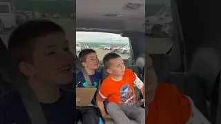 My 3 kids react to first Tesla Cybertruck in the wild #tesla #cybertruck