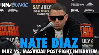 Nate Diaz Reacts to Win Over Jorge Masvidal, Calls Jake Paul Rematch Pretty Realistic