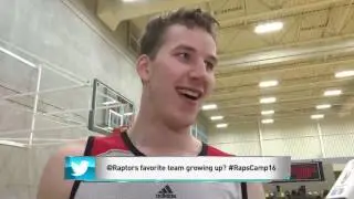 Raptors Training Camp: Jakob Poeltl Answers Twitter Questions - September 29, 2016