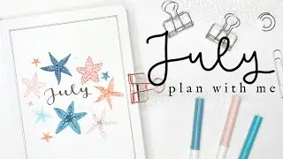 Plan With Me July 2021 | Bullet Journal Monthly Setup