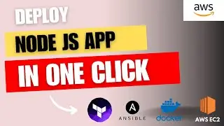 How to Deploy NodeJS App on AWS EC2 Instance using Terraform, Ansible & Docker | DevOps tutorials