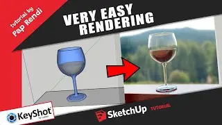 SIMPLE RENDERING - SketchUp 3D Model with Keyshot