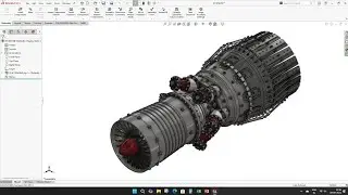 PART 31 | JET ENGINE MODEL | SOLIDWORKS