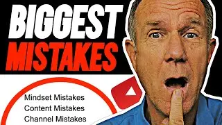 BIGGEST MISTAKES NEW YOUTUBERS MAKE (How To Avoid Them)