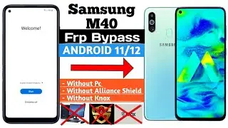 Samsung M40 Frp Bypass And unlock | Android 11 / 12 | Without Pc , Tool | 100% Working || 2022