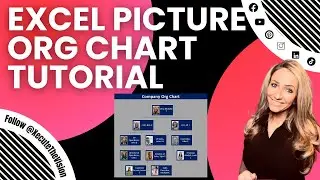 Create a picture org chart in excel #excel #excelcourse #exceltraining #howto