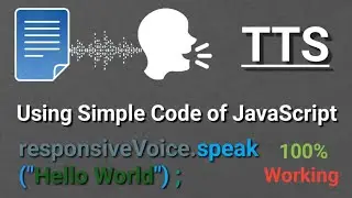 Convert Text To Speech Using JavaScript