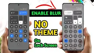 🚨 New Way To Blur Control Centre Without Using Theme On Lockscren | Blur Control Center In Miui 14