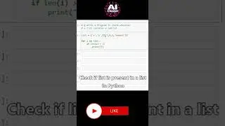 How do you check if a list exists in a list of lists? │ Python Program Demo