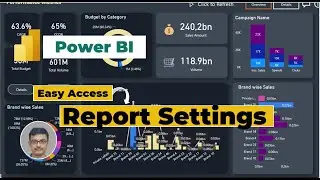 Easy Access to Power BI Report Settings