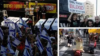 'Resign': Israelis protest against Netanyahu, demand hostage deal