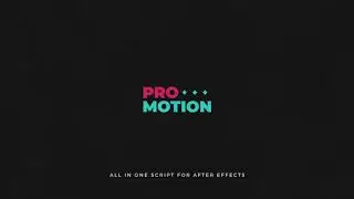 PRO Motion - After Effects Template