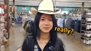 I Forced My Australian Friend To Dress Like An American...
