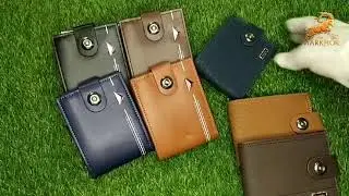 Dunbollu Two Design Pu Leather Wallet For Mens #fypシ゚viral