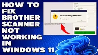 How To Fix Brother Scanner Not Working in Windows 11 [Solution]