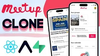 Full Stack Meetup Clone with React Native, Expo and Supabase