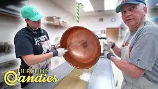 Steve Teaches The Next Generation How To Make Candy Canes!