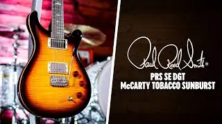 Peach Picks | PRS SE DGT - McCarty Tobacco Sunburst