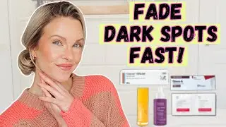 5 BEST SKINCARE PRODUCTS TO FADE DARK SPOTS/HYPERPIGMENTATION FAST... THESE ARE GAME CHANGING!