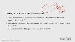 Stanford EE274: Data Compression I 2023 I Lecture 10 - LZ and Universal Compression