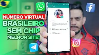 🔥COMO Criar uma CONTA no WhatsApp com NÚMERO VIRTUAL BRASILEIRO🇧🇷 Sem Chip - 2023