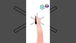 How to Draw a Snowflake? #Shorts #drawingtutorial #drawingforkids #chuchutv #drawingshorts