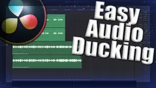 How To Setup Audio Ducking For Voiceovers In Fairlight - DaVinci Resolve 16 Tutorial