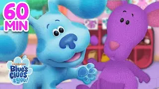 Blue Skidoos & Meets Purple Kangaroo! 🟣 | 1 Hour Sing-Along & Games | Blue's Clues & You!