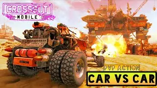 Crossout Mobile Car Vs Car Action Game🚙 || Original Voice Over