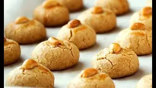 Best Peanut Cookies Recipe made at Home (MELT IN YOUR MOUTH)