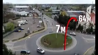 CAR JUMP OVER ROUNDABOUT - UNBELIEVABLE FLIGHT (SUZUKI SWIFT)