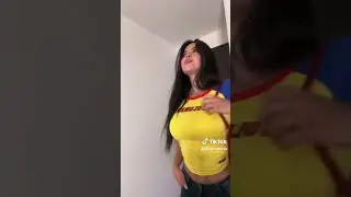 Sexy Colombian woman cheering for her country's soccer team #asmr #trending #sports