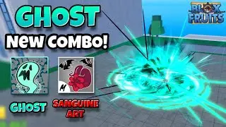 New Ghost fruit + Sanguine Art Combo And Bounty hunting | Blox Fruits update 20