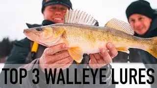 Top 3 Ice Fishing Lures for Walleye