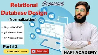 Part#2: Relational Database Design || BCNF , 5th and 6th Normalization In Hindi & Urdu