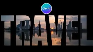 Create Video Inside Text Animation In Canva