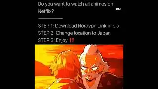 Do you want to watch all animes on Netflix? 🍿 ➡️ Link In Video Description