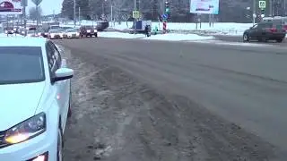 15.01.17. наезд на пешехода, ул.Автозаводская, Ижевск