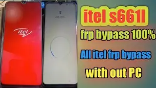 itel s661l frp bypass//itel vision 3 frp bypass without PC new trick