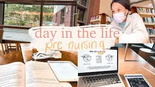 PRE NURSING DAY IN THE LIFE | Studying for ATI TEAS + Nursing school backpack