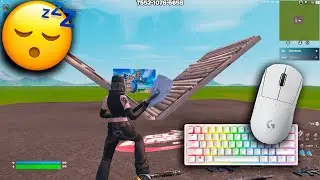 ASMR 😴 1v1 CLIX Build fight gameplay (Fortnite KBM ASMR)