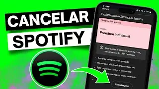 COMO CANCELAR SPOTIFY PREMIUM 2024 🍏📱