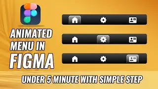 How To Make Animated Menu in Figma (with easiest way) | Figma UI Design Tutorial (2023)