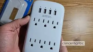 Surge Protector with USB by Commercial Electric at the Home Depot
