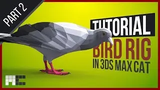 How To Do a Bird Rig With Foldable Wings – 3ds Max CAT Skinning Tutorial (Part 2/2)