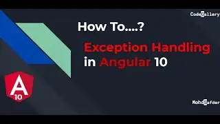 [ HINDI ] [ HOW TO ] | Exception Handling in Angular 10 | Using Rxjs Operator